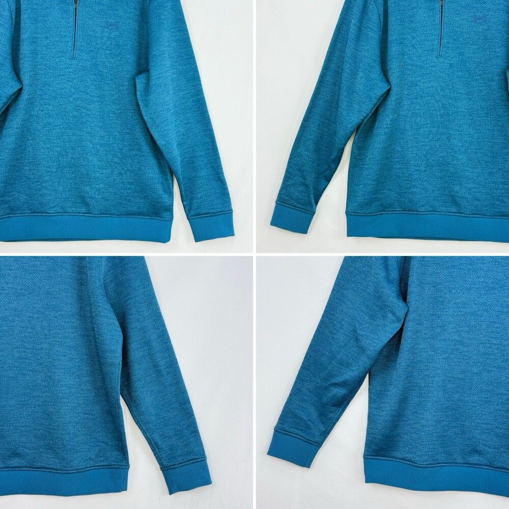 Under Armour Coldgear Quarter Zip Jumper Sweater College Steet Wear Men's Size L - Picture 9 of 14